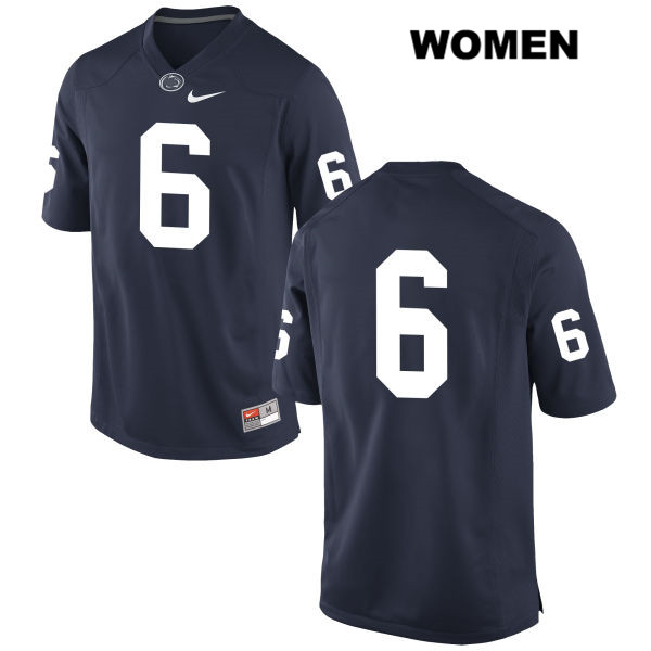 NCAA Nike Women's Penn State Nittany Lions Cam Brown #6 College Football Authentic No Name Navy Stitched Jersey YWI6598UO